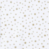 Algodón estampado DOUSNUI Blanco / Oro22